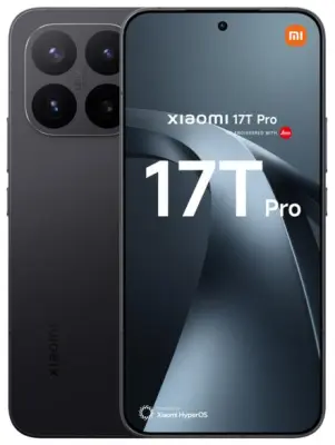 XIAOMI 17T Pro 5G pametni telefon 12 GB/1 TB črne barve