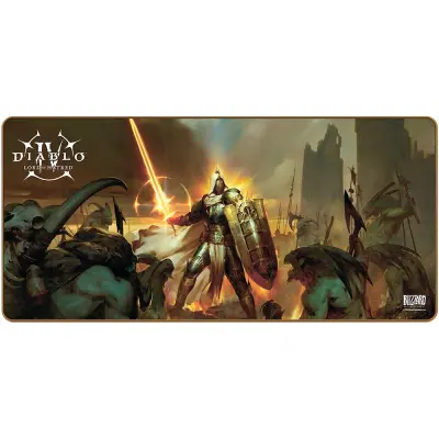 Diablo IV: Lord of Hatred – Gaming podloga za miško z motivom paladina, XL 90 cm