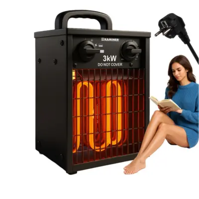 Industrijski električni grelec s termostatom 3000W 230V