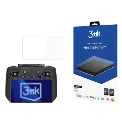 3MK FLEKSIBLEGLASS ZA DJI RC PRO 2 ZAŠČITA ZASLONA PRED PRASKAMI DO 8,3 CA