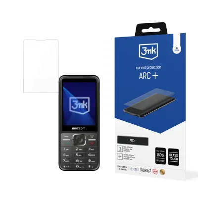 3MK ARC+ KALJENO STEKLO ZA MAXCOM CLASSIC MM244 POPOLNA ZAŠČITA ZASLONKA