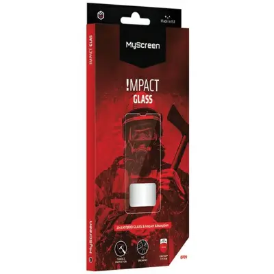 ZAŠČITNO STEKLO MYSCREEN MS IMPACTGLASS ZA IPHONE 12 12 PRO HIBRIDNO STEKLO