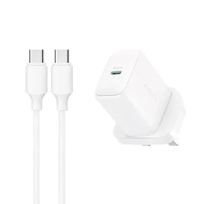 JOYROOM PD 20W STENSKI POLNILEC ZA APPLE LIGHTNING USB-C KABEL 1M