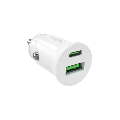 PURO AVTO POLNILEC 1X USB-A 1X USB-C NAPAJANJE 20 W