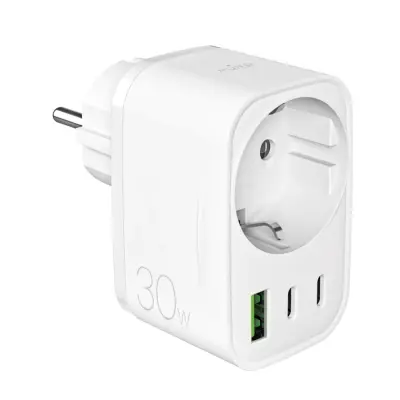 PURO 30W POLNILEC Z MOČJO 3 USB-C VRATI 1X USB-A ZA TELEFONE