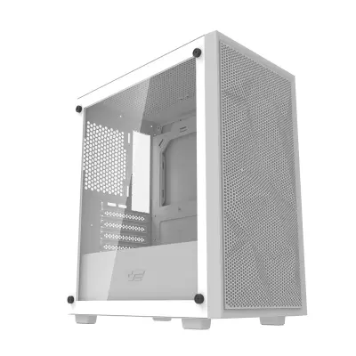 MREŽASTO OHIŠJE ZA RAČUNALNIK DARKFLASH M305 BREZ VENTILATORJEV, BELO