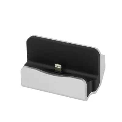 Lightning Polnilna Postaja za iPhone Hitro Polnjenje 18W s Kablom 1m, Srebrna