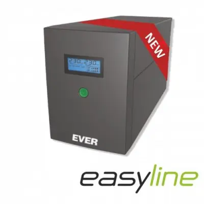 EVER UPS LINE-INTERACTIVE EASYLINE 1200 AVR 2XSCH USB LCD