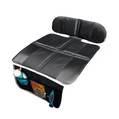 Zaščita sedeža z žepom za shranjevanje, Oxford+PVC, 48cm x 86cm Black