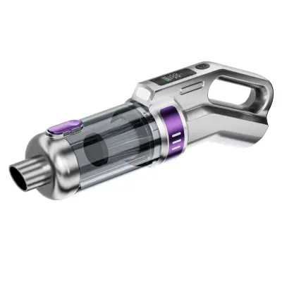 Brezžični avtomobilski sesalnik in pihalnik 2-v-1, 16000mbar Silver