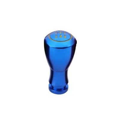 Ergonomski ročaj menjalnika iz cinkove zlitine, vgraviran, 95% Blue