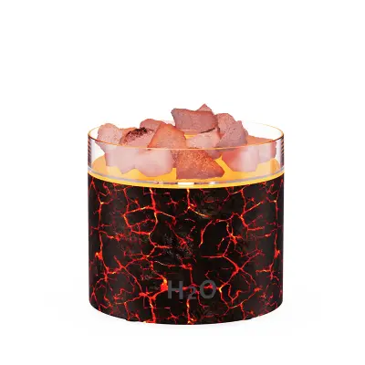 Aromatični vlažilnik z učinkom plamena, 7-barvno LED-lučjo MultiColor