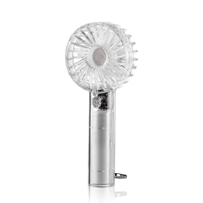 Mini prenosni ventilator 1200mAh, 3-stopenjski ABS z nosilcem White