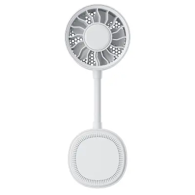5-v-1 magnetni prenosni ventilator, 1800mAh, 3 hitrosti, 360° White