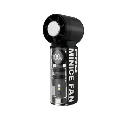 Mecha Mini ročni ventilator s polprevodniškim hlajenjem 199 Black