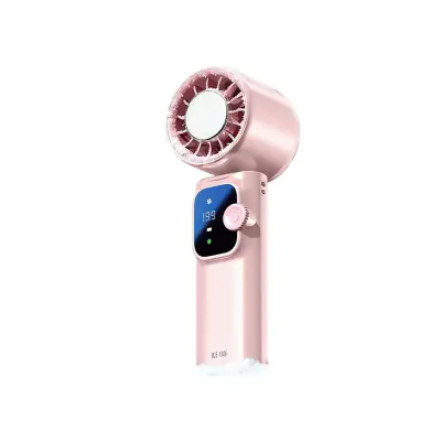 Prenosni mini turbo ventilator s 16°C polprevodniškim hlajenjem Pink