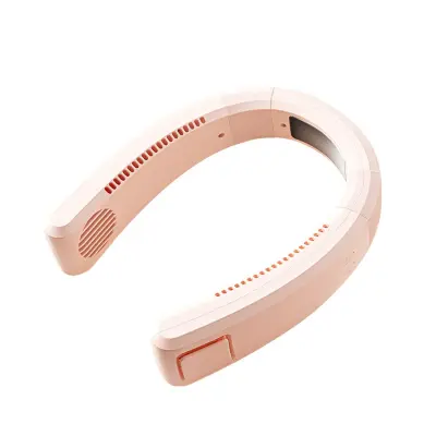 Prenosni nosljivi vratni ventilator s termoelektričnim hlajenjem Pink