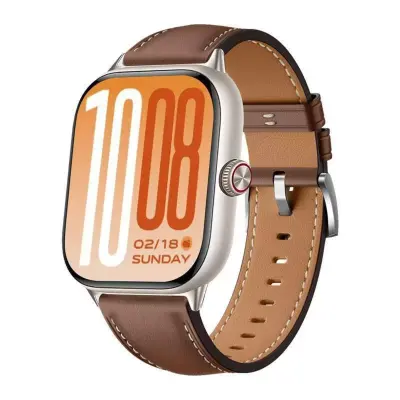 Nadomestni pašček iz umetnega usnja za vivo Watch GT2 Brown