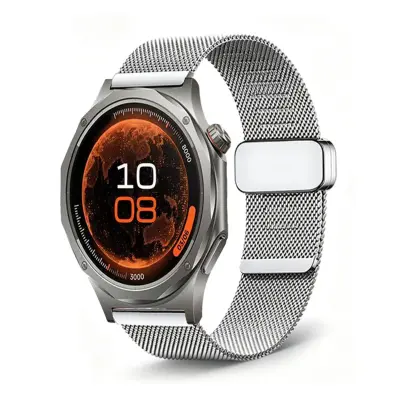 22mm milanski magnetni pašček za OPPO Watch X2 in X3 Silver