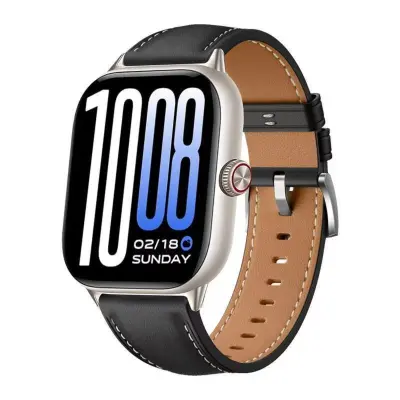 Nadomestni pašček iz umetnega usnja za vivo Watch GT2 Black