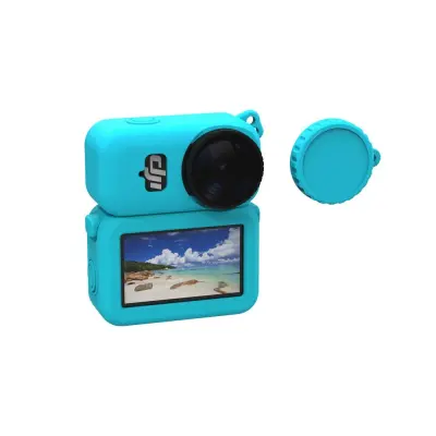 Združljivo ohišje iz silikona za DJI Osmo Nano Action Camera - odporen na padec, odporen na prah Blue