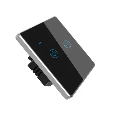 Pametni stenski stikalnik 86-tip kovinski okvir, Tuya WiFi dotik