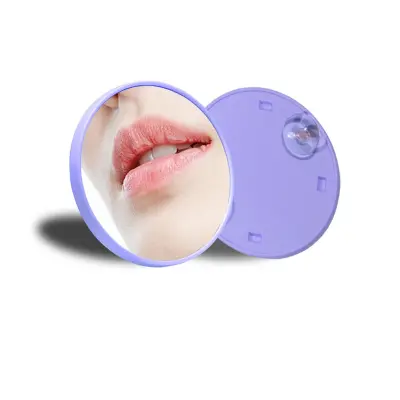15x povečavno ogledalo s sesalnim nosilcem za ličenje Purple