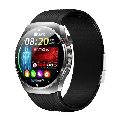 Pametna ura AMOLED 1,43 palca z Bluetooth klici in športom Black