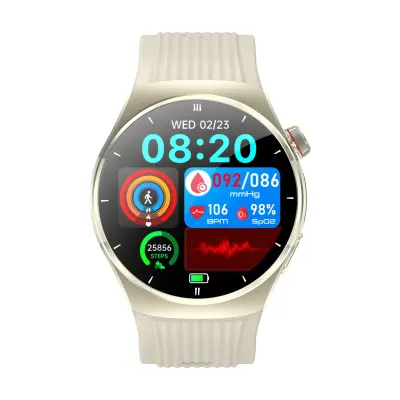 Pametna ura AMOLED 1,43 palca z Bluetooth klici in športom Gold