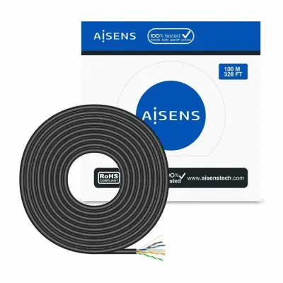 Câble de réseau Aisens 100m, UV odporen, Cat6