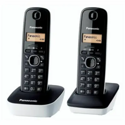 Brezžični telefon Panasonic KX-TG1612FRW z LCD zaslonom
