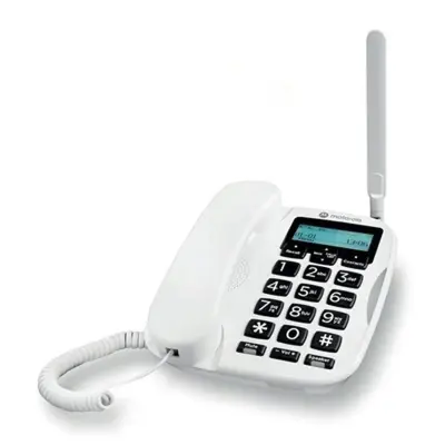 Fiksni telefon Motorola FW500 4G LTE z nujno varnostno funkcijo