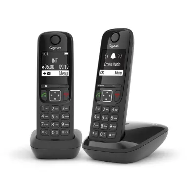 Brezžični telefon Gigaset AS690 Duo z digitalnim odzivnikom