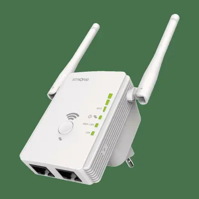 Repeater tipa Strong REPEATER300V2 z Wi-Fi hitrostjo 300 Mbit/s