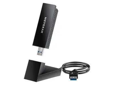 USB 3.0 Adapter Netgear AXE3000 z Wi-Fi 6E