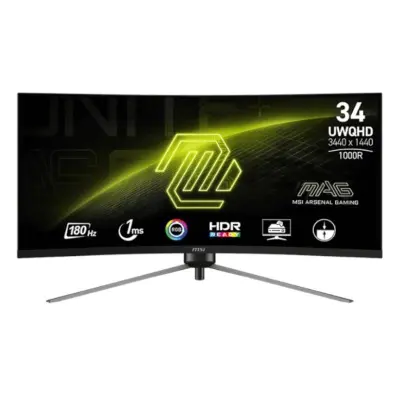 Igralni monitor MSI MAG 345CQR 34" UWQHD 180Hz