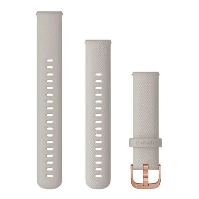 Pas za uro Garmin quick release 18mm bež/roza zlato