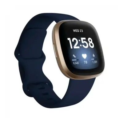 Pametna ura Fitbit Versa 3 Midnight Blue/Gold