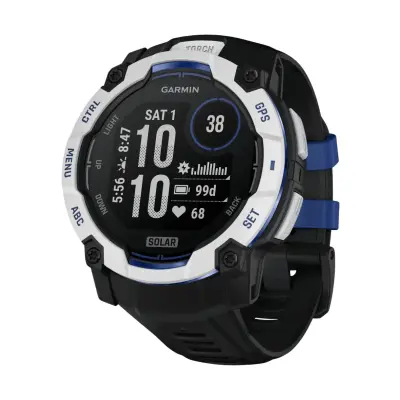 Pametna ura Garmin Instinct 3 Solar GPS 50mm Črna/Bela