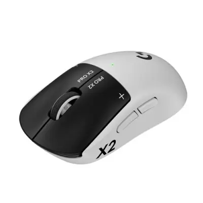 Igrača miška Logitech G PRO X2 SUPERSTRIKE bela/črna