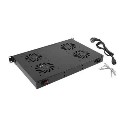 Ventilacijski panel Lanberg AK-1503-B z 4 ventilatorji