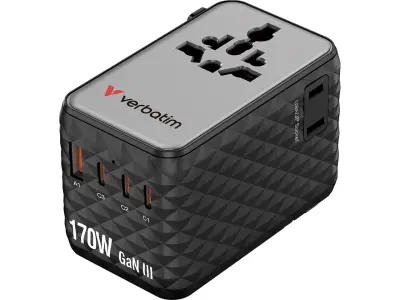 Potovalni adapter Verbatim z močjo 170W