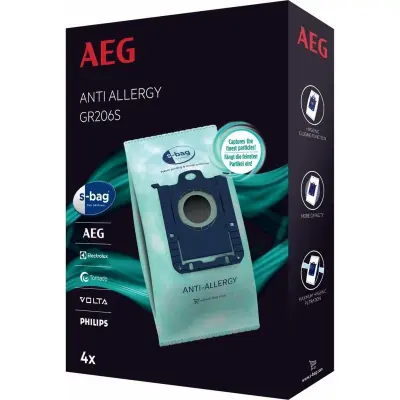 Vrečke za sesalnik AEG GR206S z anti-alergijskim filtrom