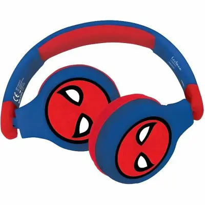 Slušalke za otroke Lexibook hpbt010sp 2-v-1 Bluetooth rdeče/modre