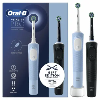 Električna zobna ščetka Braun Oral-B Vitality Pro Duo z 3 načini