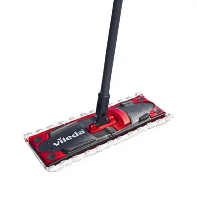 Mop Vileda Ultramax mikrovlakna rdeče/črne barve