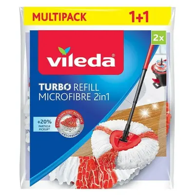 Mop glava Vileda Turbo 2v1 mikrovlakna