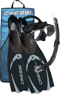 Set za snorklanje Cressi Pluma Perla Pluma Gamma Črna