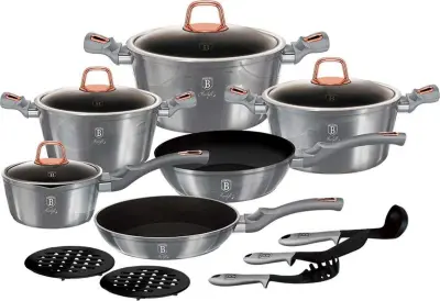 Kuhinjski set Berlinger Haus BH-6022 Moonlight z granitnim premazom