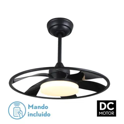 Stropna ventilator Abrila DC Celsius Črna 55cm 26W